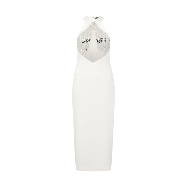 オールインワン・サロペット David Koma Rectangle Crystal Embroidery Detail Midi Dress RECTANGLE CRYSTAL EMBROIDERY DETAIL MIDI DRESS – David Koma
