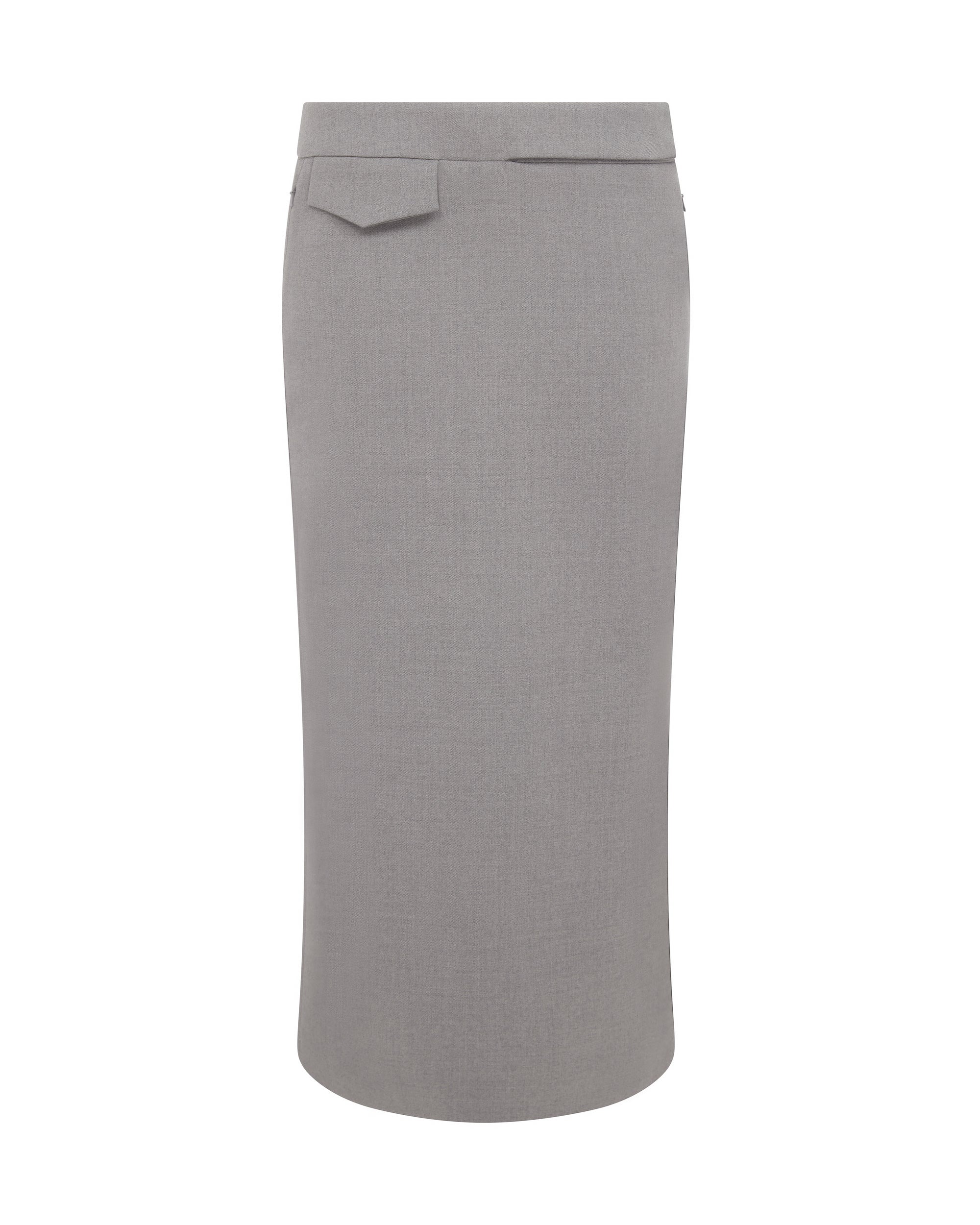 David Koma Pocket Detail Midi Skirt