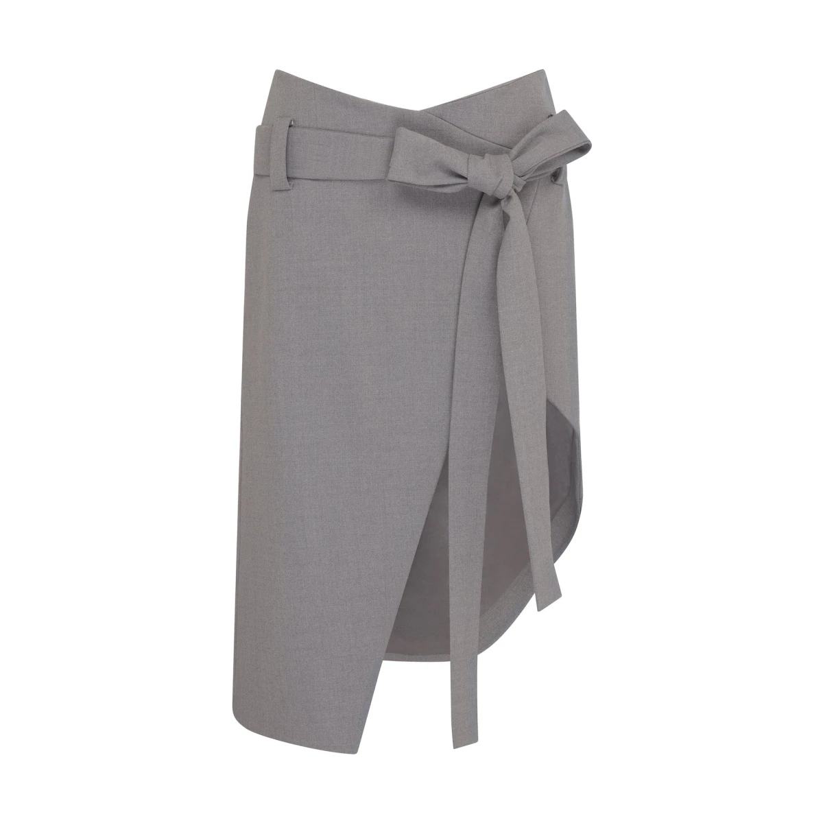 David Koma Wrapped Effect Open Leg Skirt