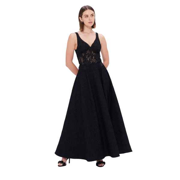 leo lin maxi dress