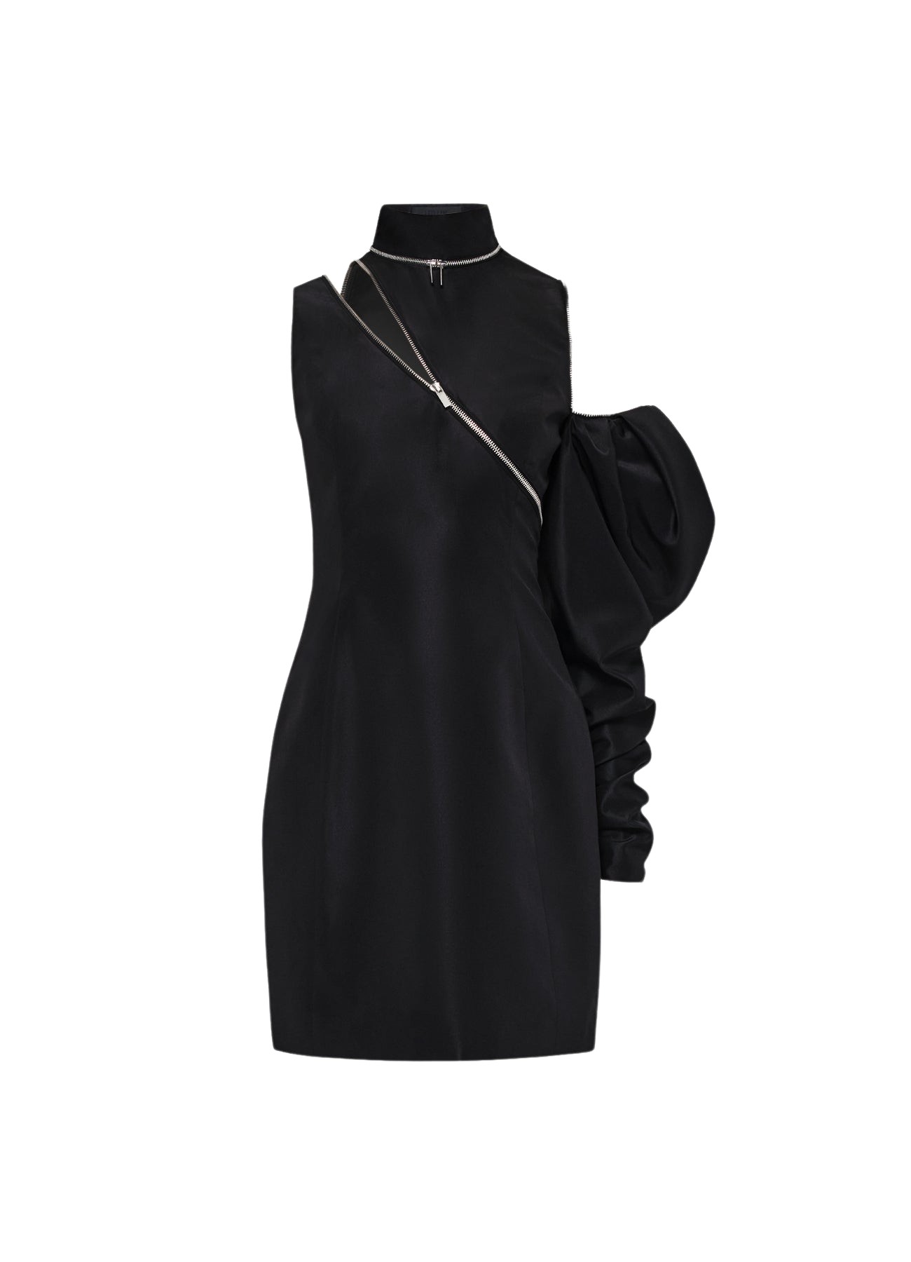 Leo Lin Beau One Shoulder Mini Dress – Ebony