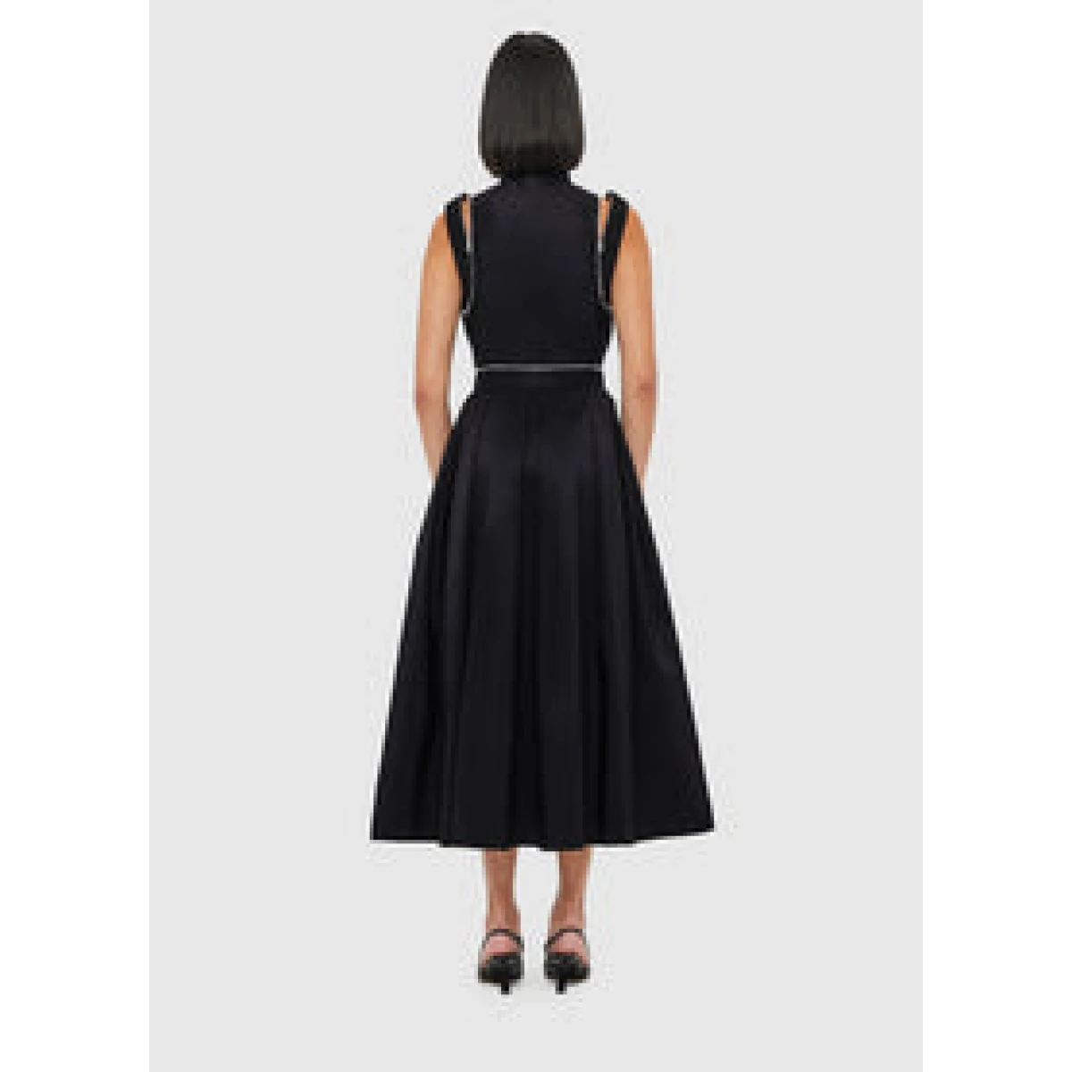 Edie Midi Dress - Ebony