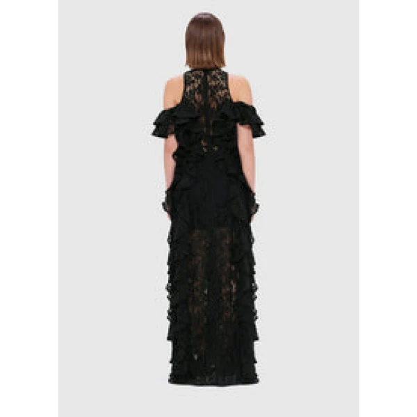 Lori Lace Maxi Dress - Ebony