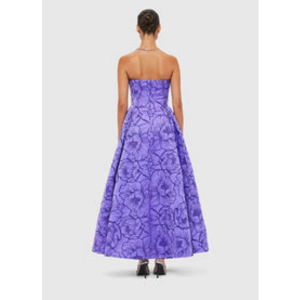 Nora Bustier Maxi Dress - Lavender