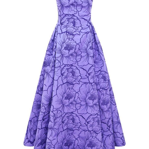Leo Lin Nora Bustier Maxi Dress – Lavender