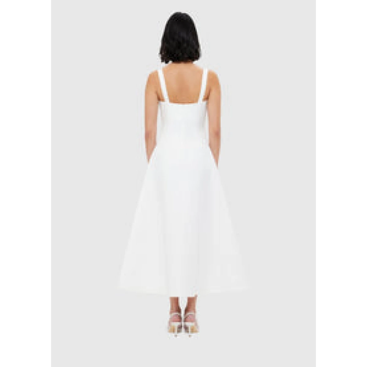 Odette Midi Dress - Snow