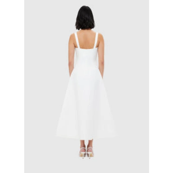 Odette Midi Dress - Snow