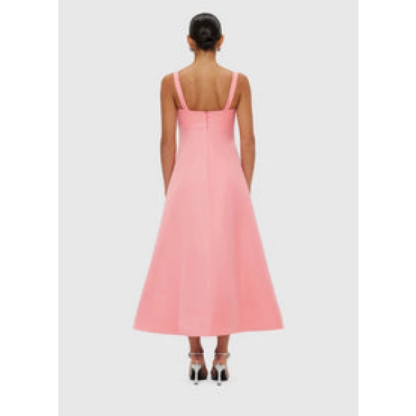 Odette Midi Dress - Strawberry Pink