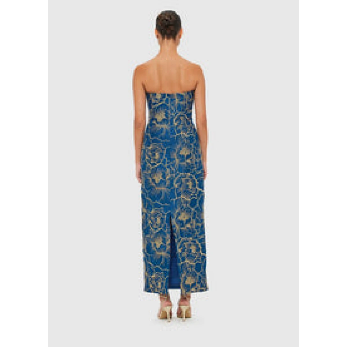 Rayna Bustier Maxi Dress - Marine Blue