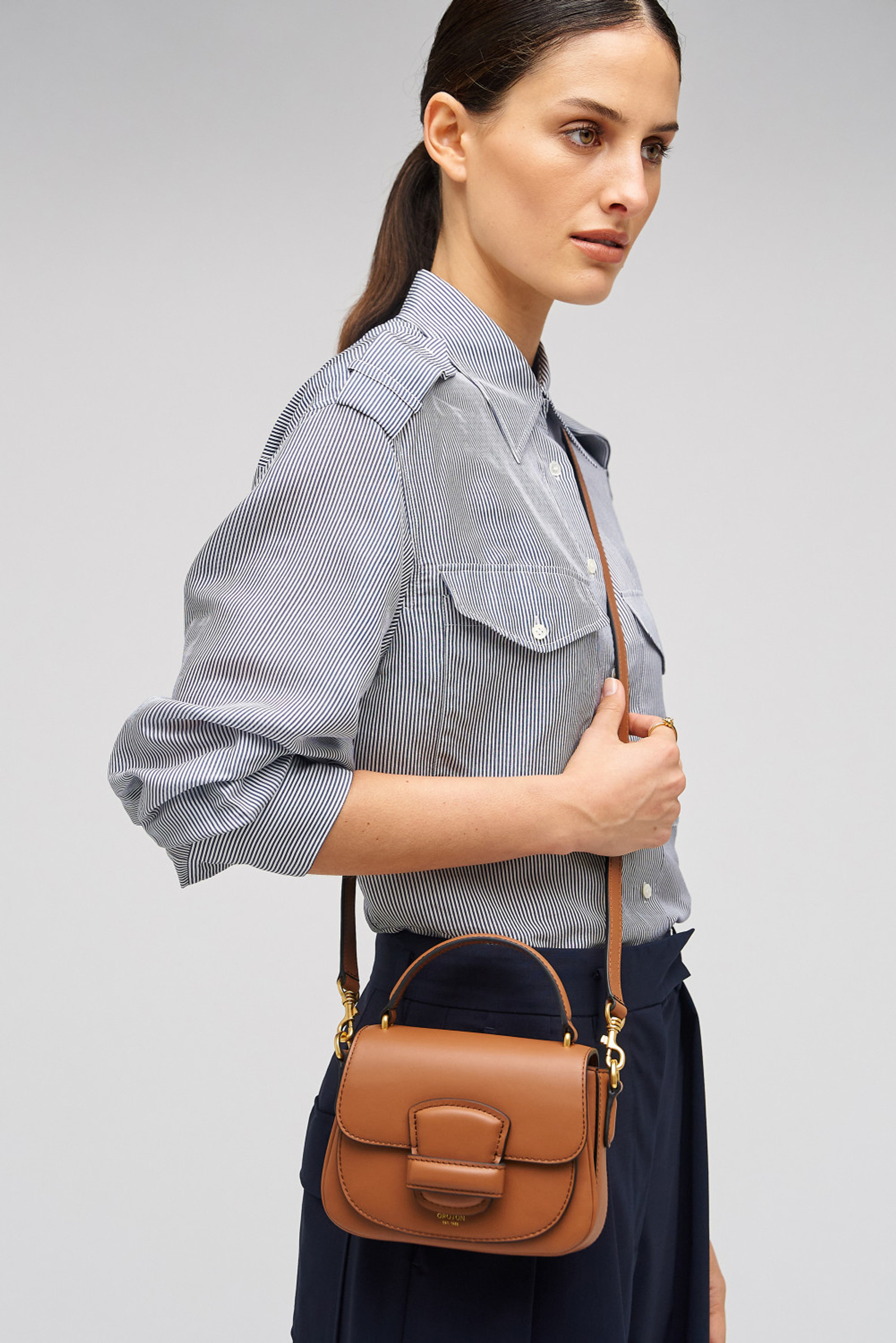 ★OROTON★Carter Texture Mini Day Bag★Black Carter Texture Mini Day Bag - Black | Oroton