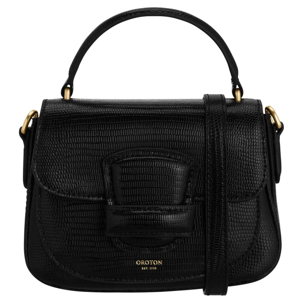 Oroton black handbag sale