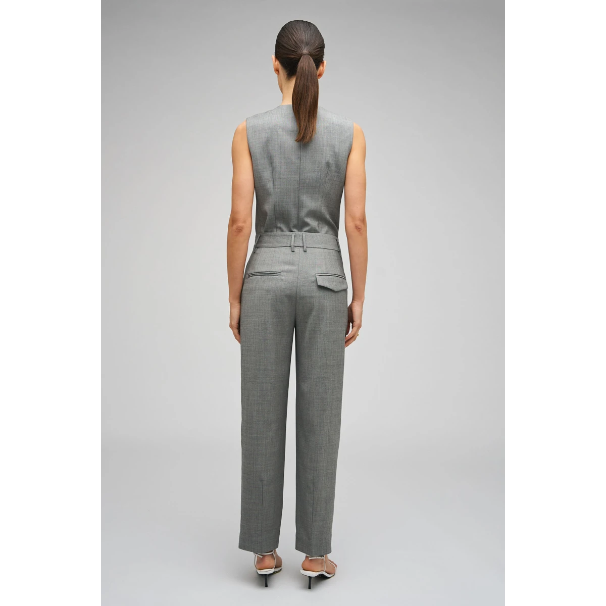 Tapered Pleat Pant