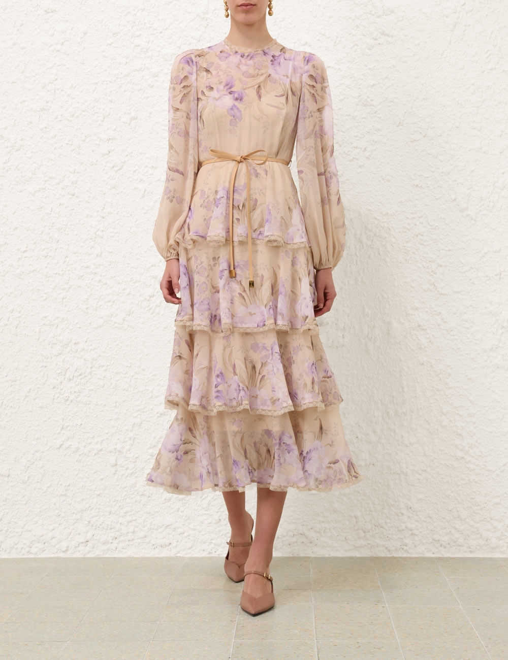 【Zimmermann】EDEN GATHER SLEEVE MIDI ギャザースリーブミディ Zimmermann Dresses | Australian Designer Collection | Coveti