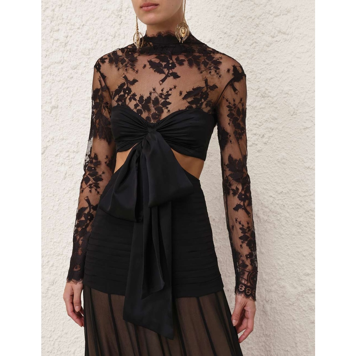 【Zimmermann】ILLUSTRATION FLOUNCE GOWN レース シルクガウン Zimmermann Dresses | Australian Designer Collection | Coveti