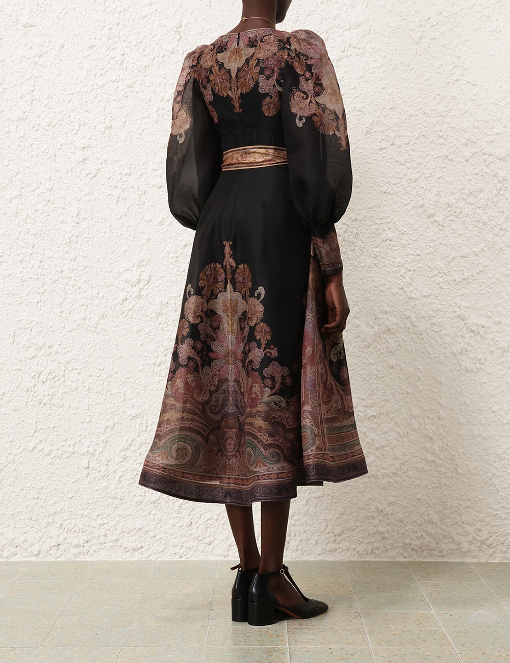 〓ZIMMERMANN〓 floral embroidery カフタンdress 〓ZIMMERMANN〓 floral embroidery カフタンdress
