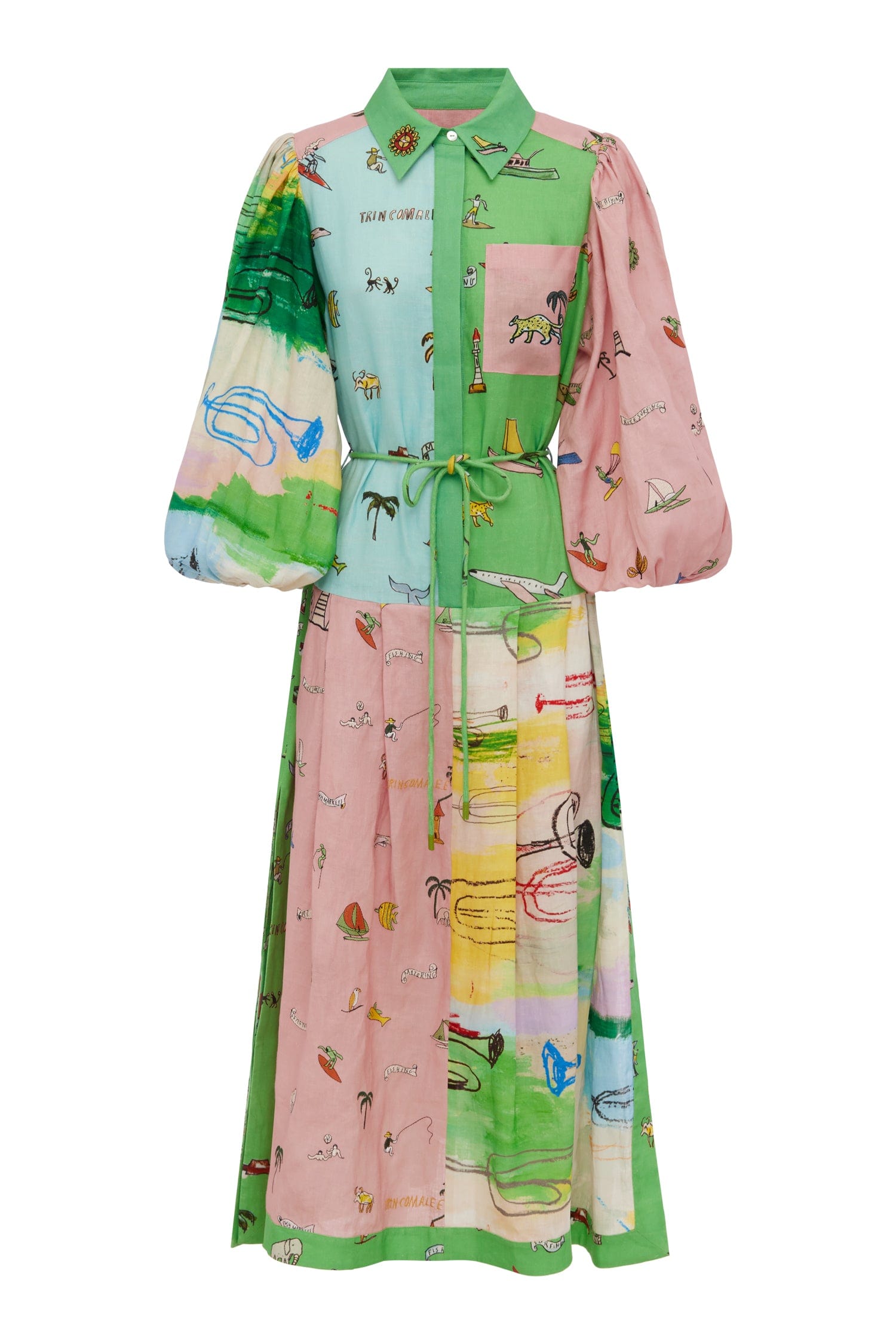 Alemais Jet Shirtdress Dress