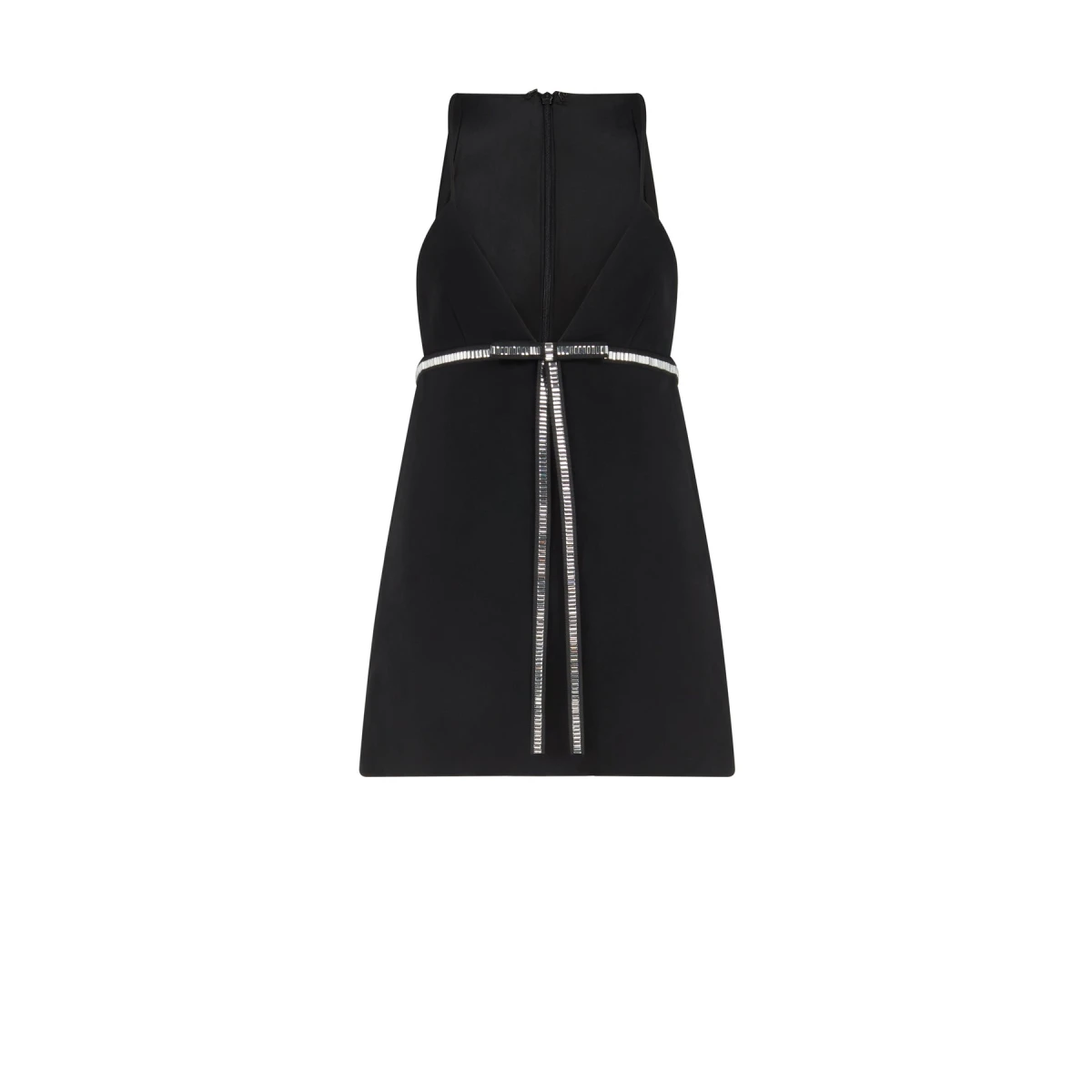 David Koma Crystal Bow Mini Dress