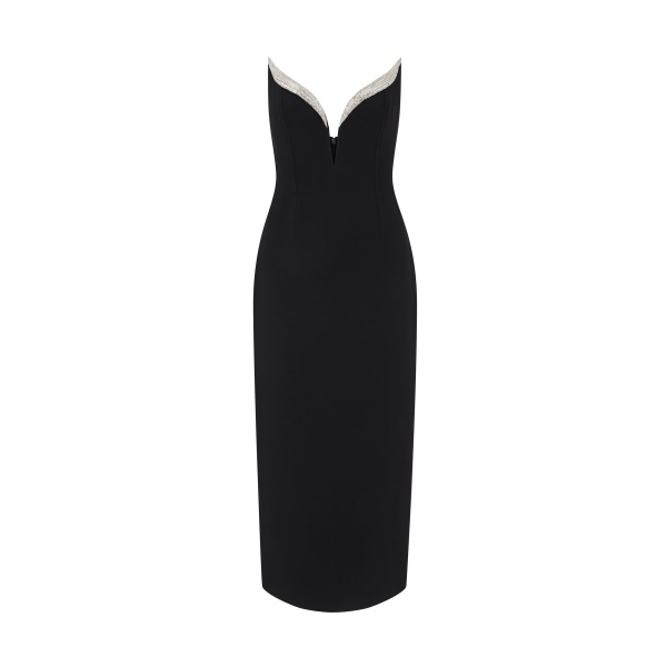 David Koma Crystal Wings Midi Dress