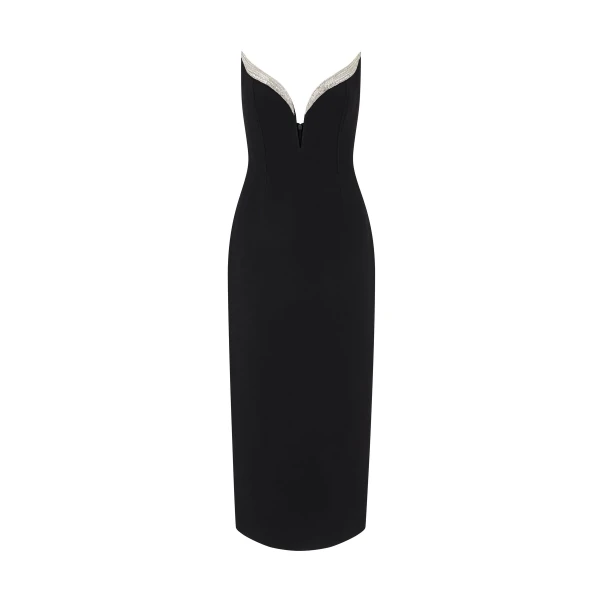 David Koma Crystal Wings Midi Dress