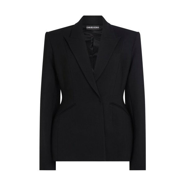 David Koma Hourglass Waist Tailored Jacket