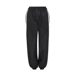 David Koma Leather Track Pants