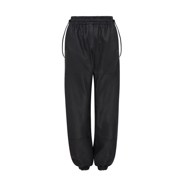 David Koma Leather Track Pants