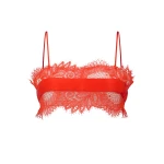 David Koma Satin Tape And Lace Bra Top