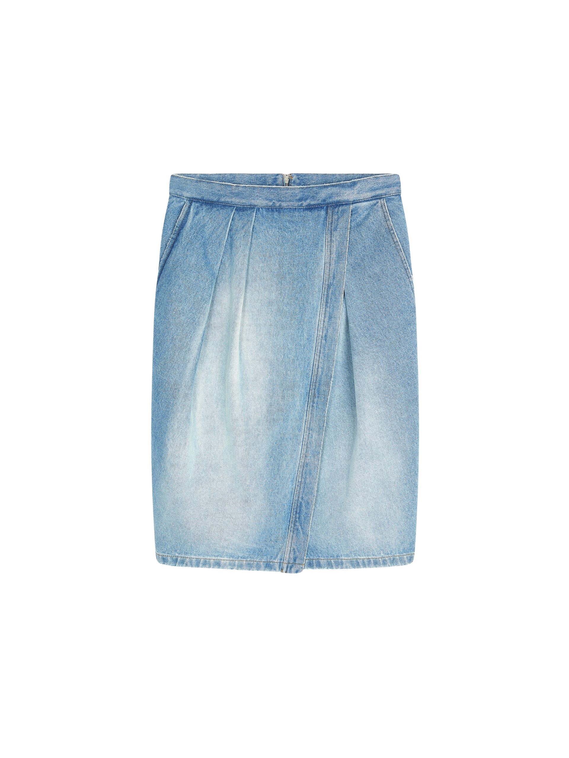 Dries Van Noten Denim knotted skirt