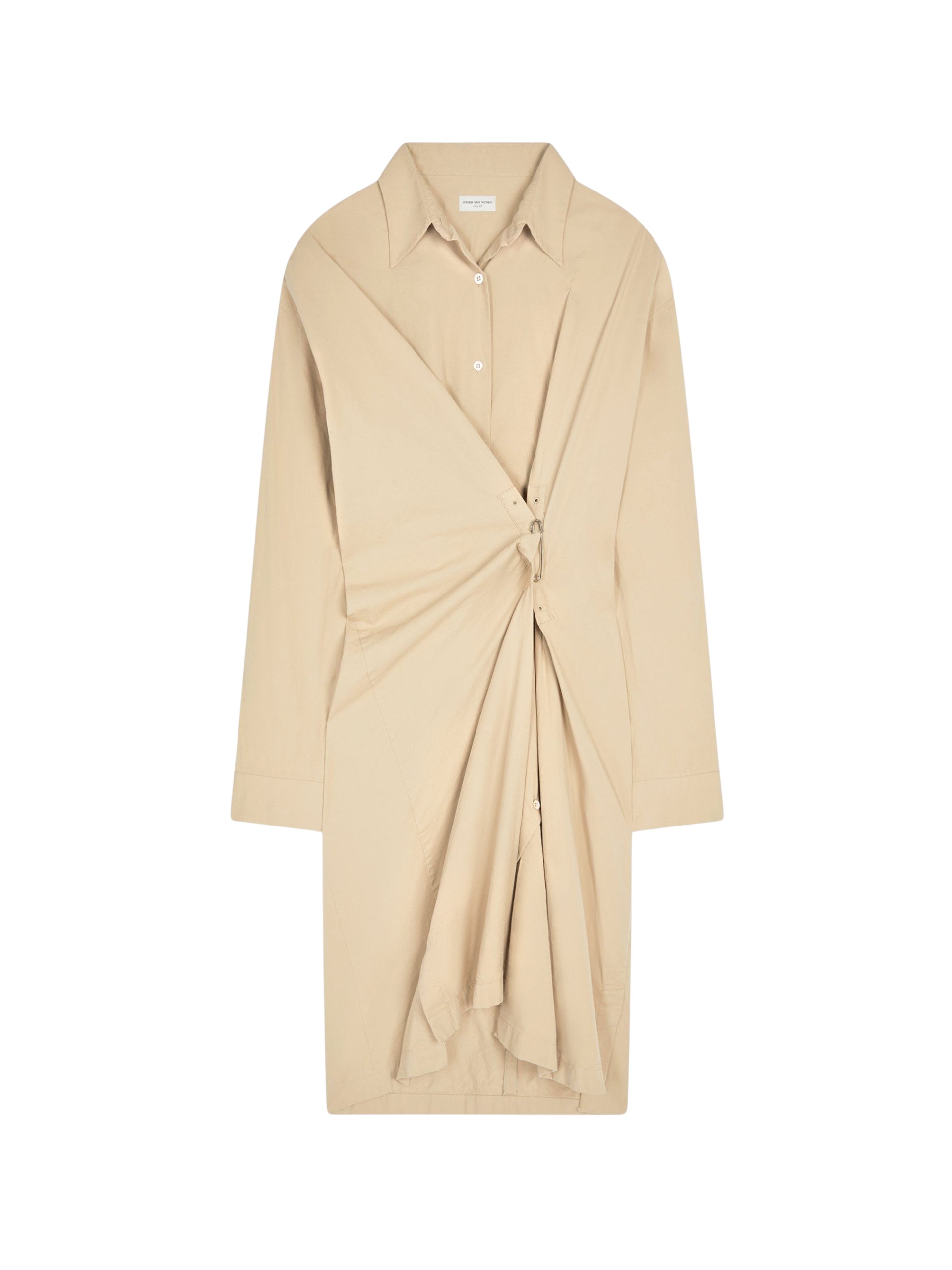 Dries Van Noten Draped cotton dress