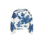 Draped sweatshirt