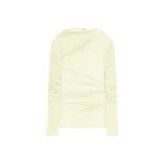 Fitted draped T-shirt