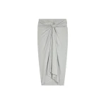 Knotted jersey skirt