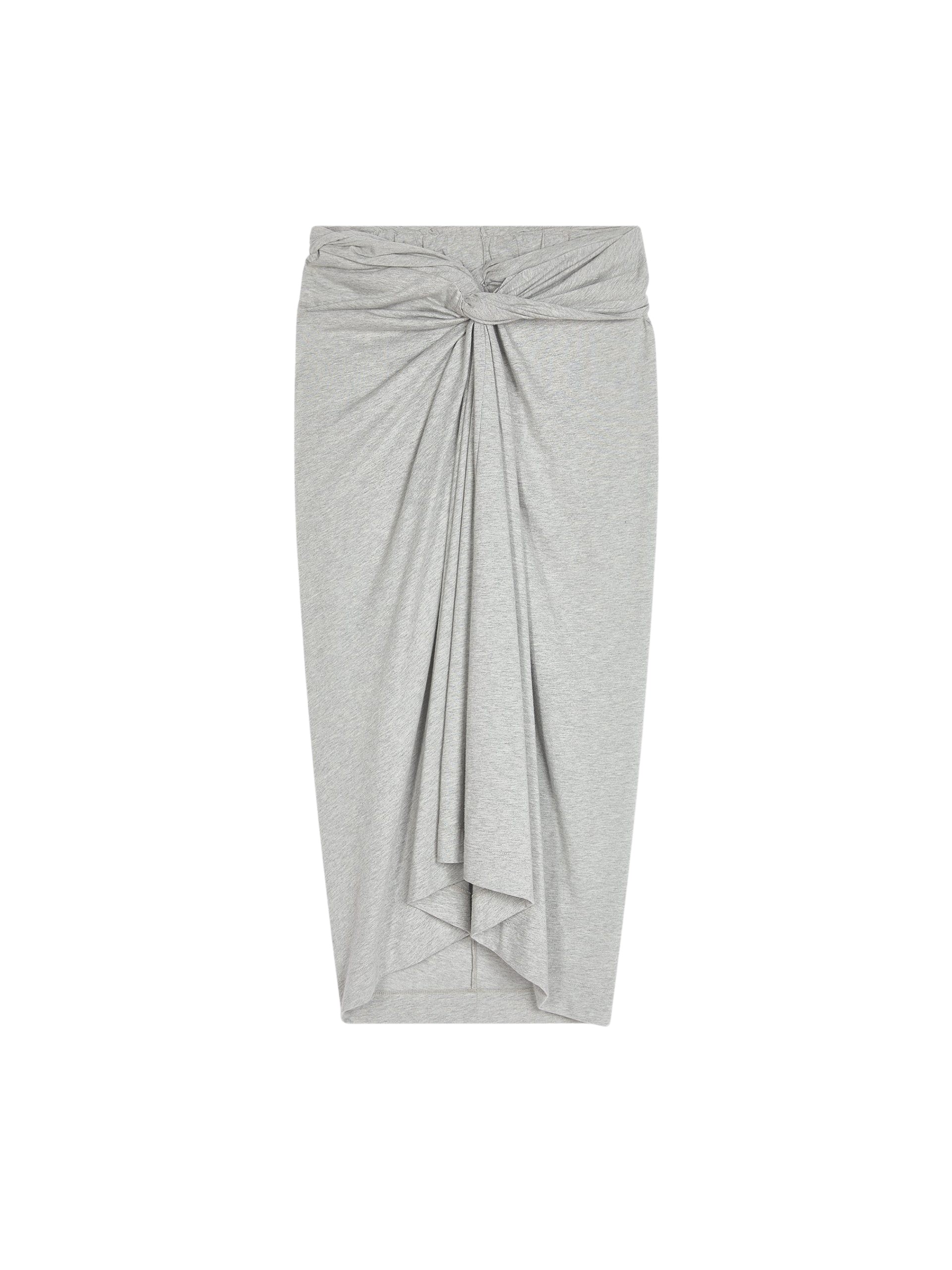 Dries Van Noten Knotted jersey skirt