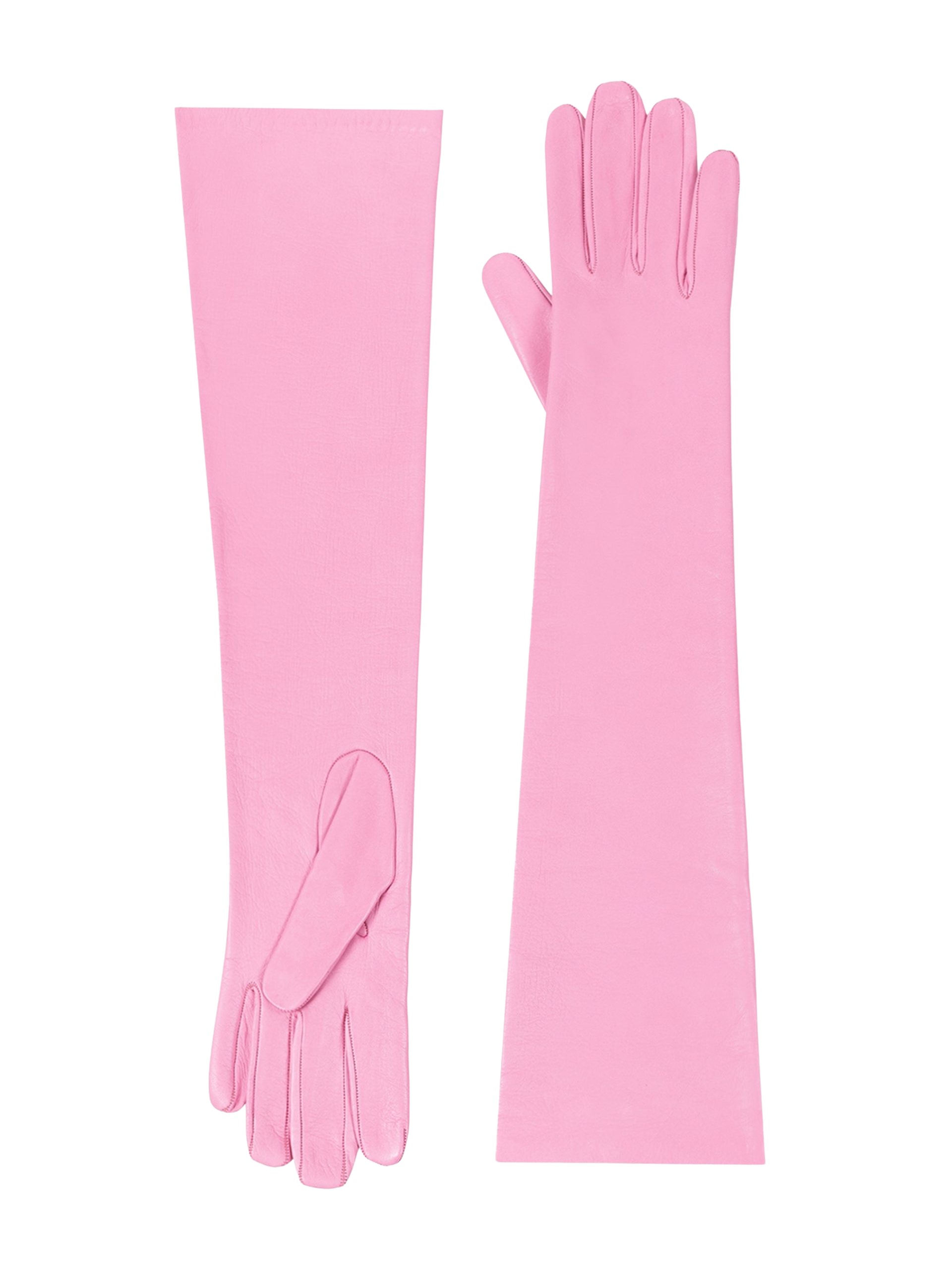 Dries Van Noten Long leather gloves