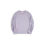 Pleated sleeves T-shirt