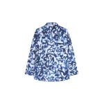 Printed cocoon shirt