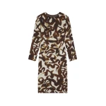 Printed shift dress