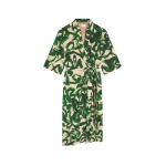 Printed wrap dress