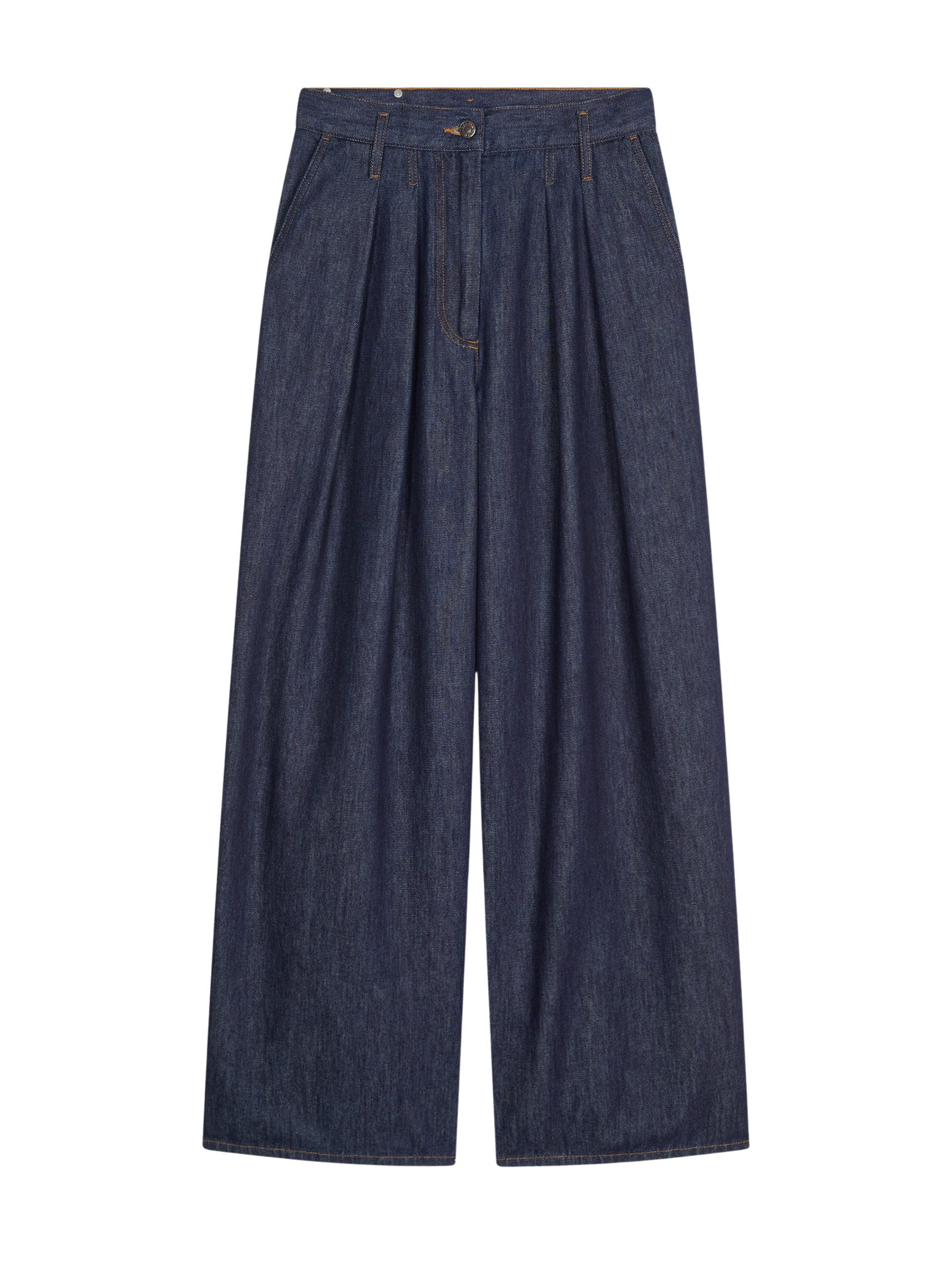Dries Van Noten Wide pleated jeans