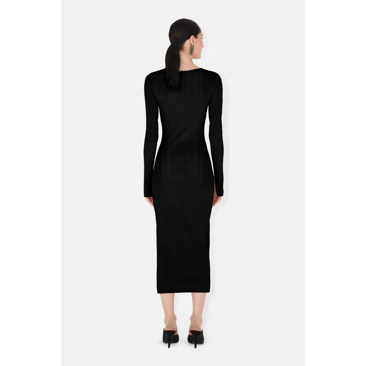 Kaia Long Sleeved Dress - Black