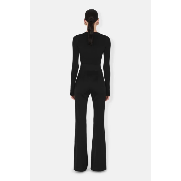 Sasha Ballet Neck Body - Black