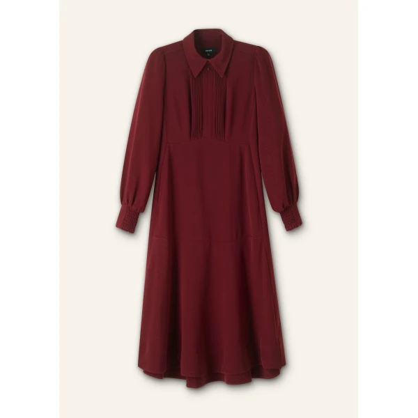 Me and Em Crepe Pintuck Detail Maxi Dress