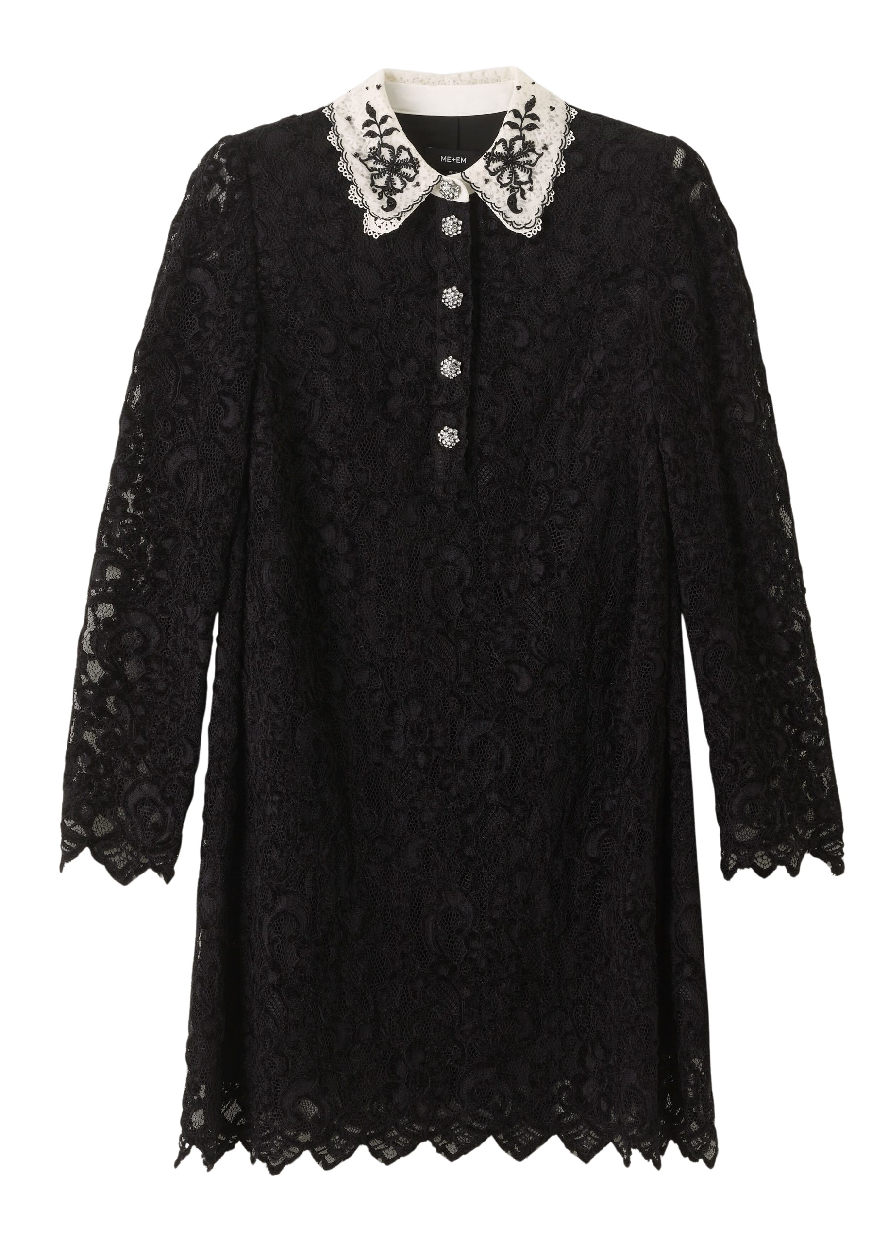 Me and Em Lace Collar Shift Dress