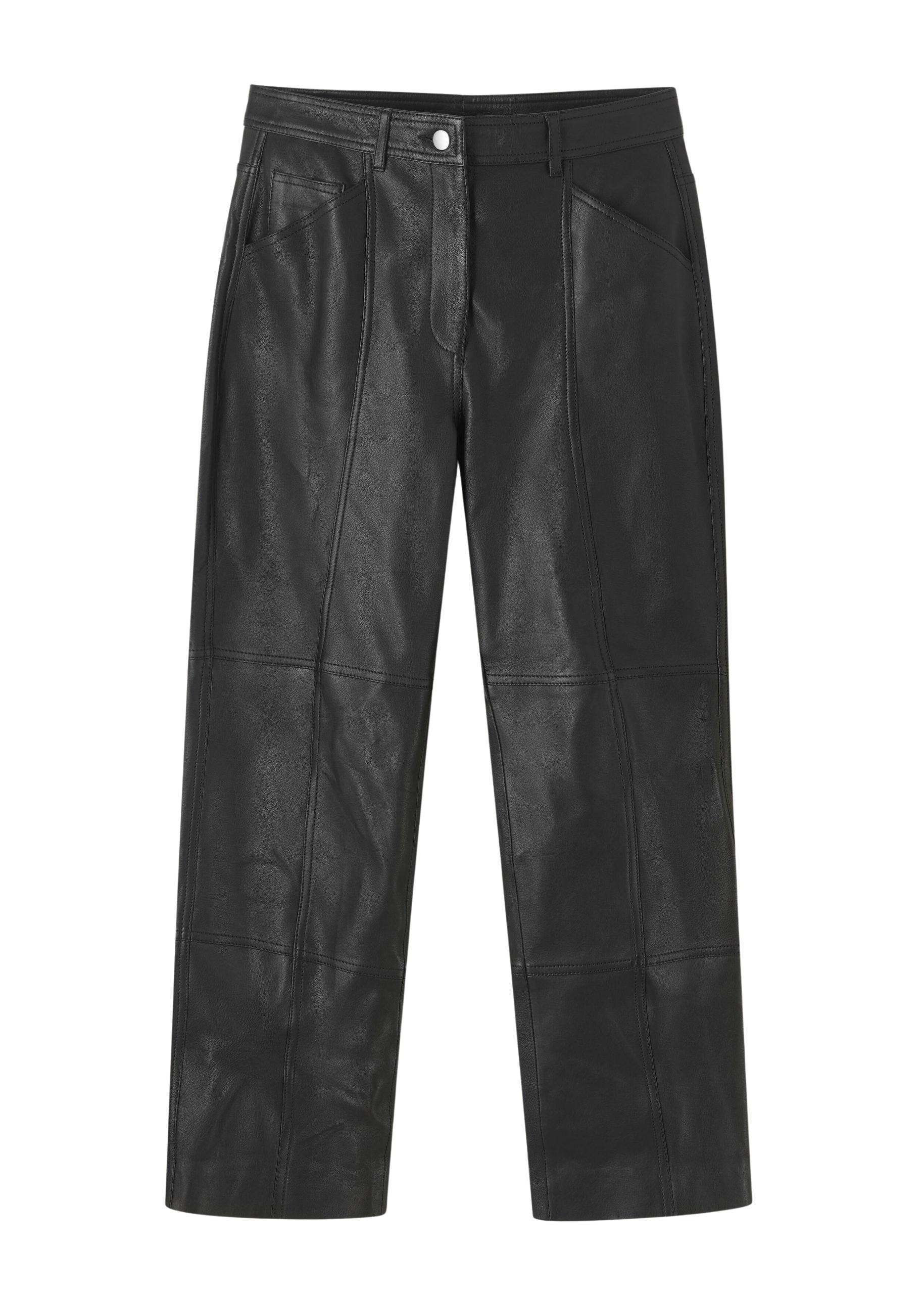 Me and Em Panelled Leather Jean