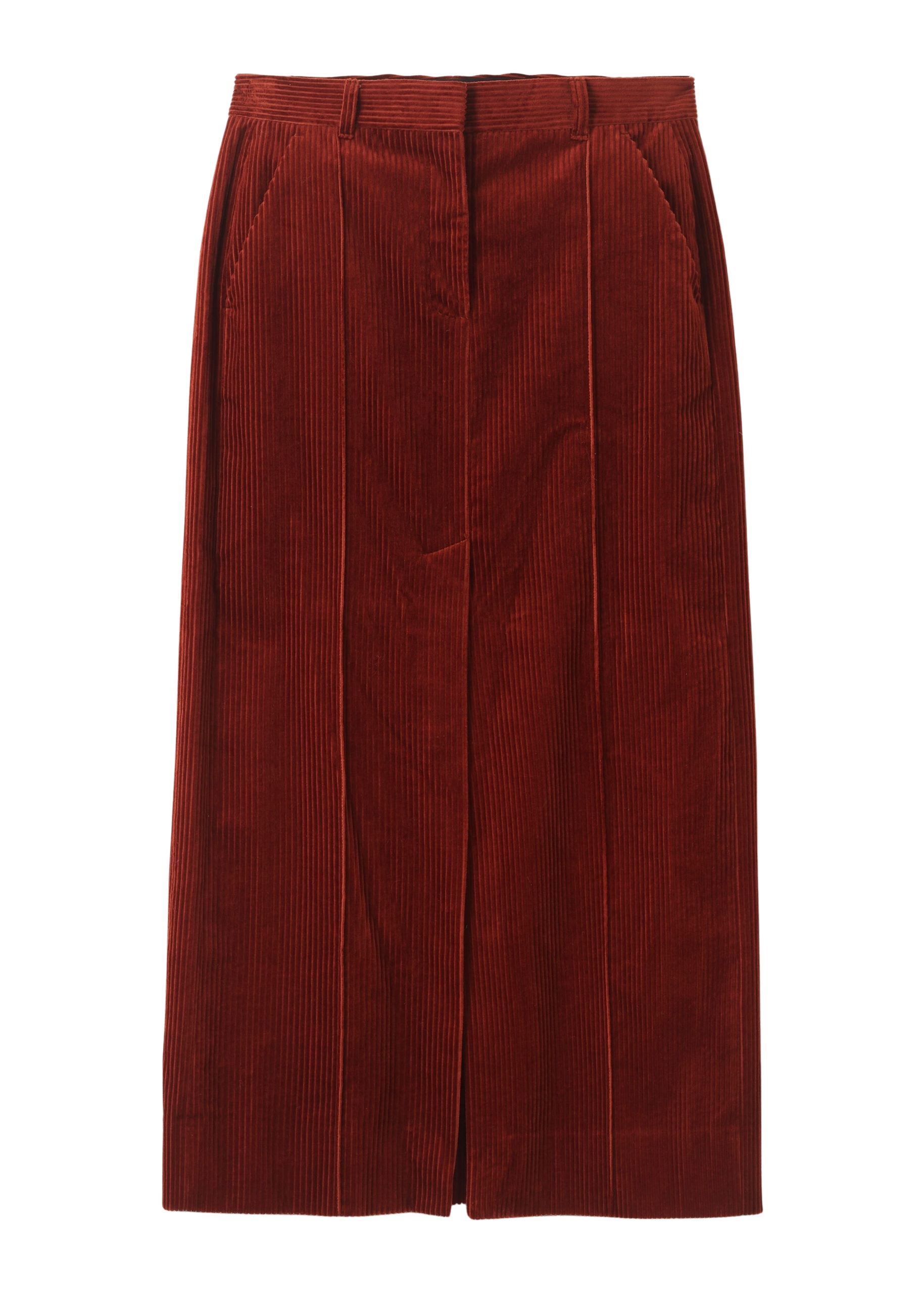 Me and Em Ultra-Soft Cord Column Maxi Skirt