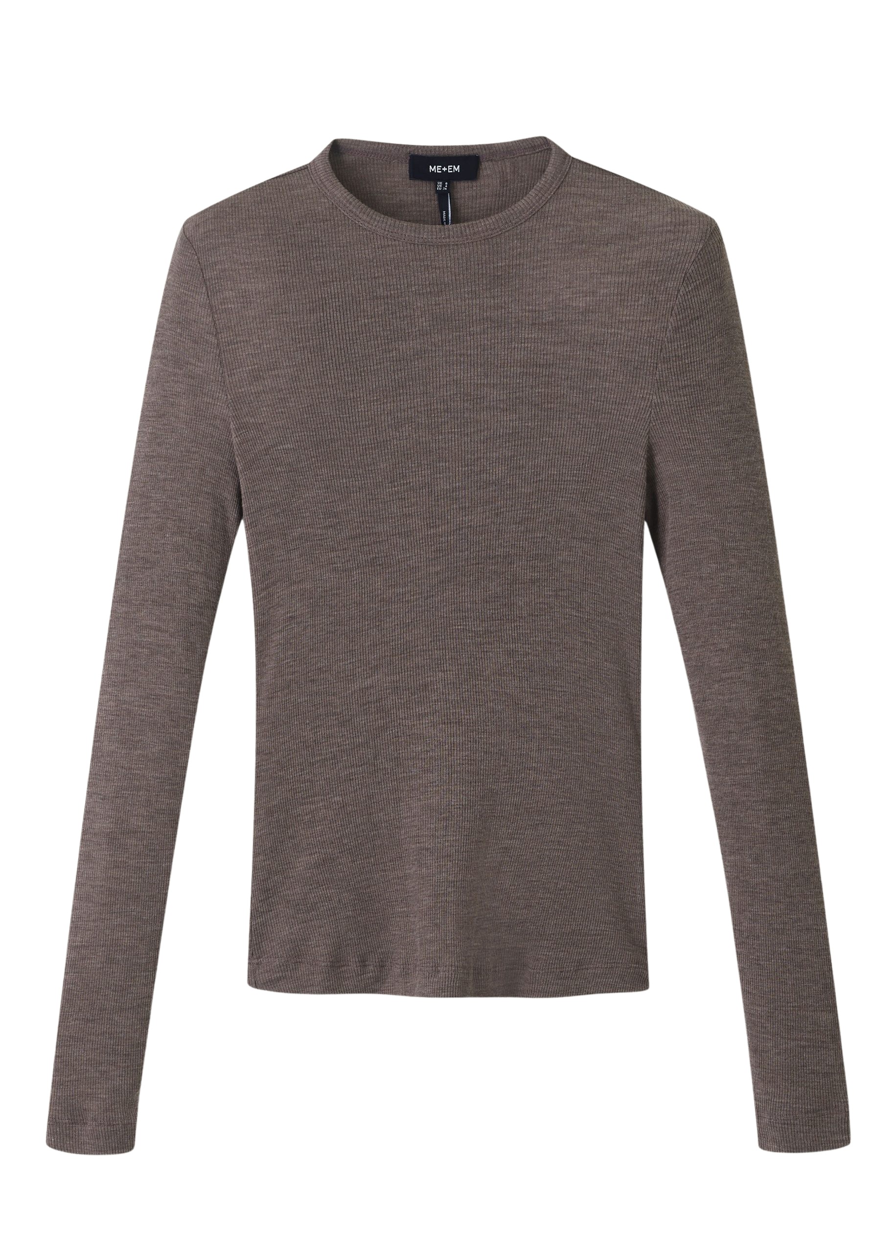 Me and Em Wool Jersey Crew Neck Top