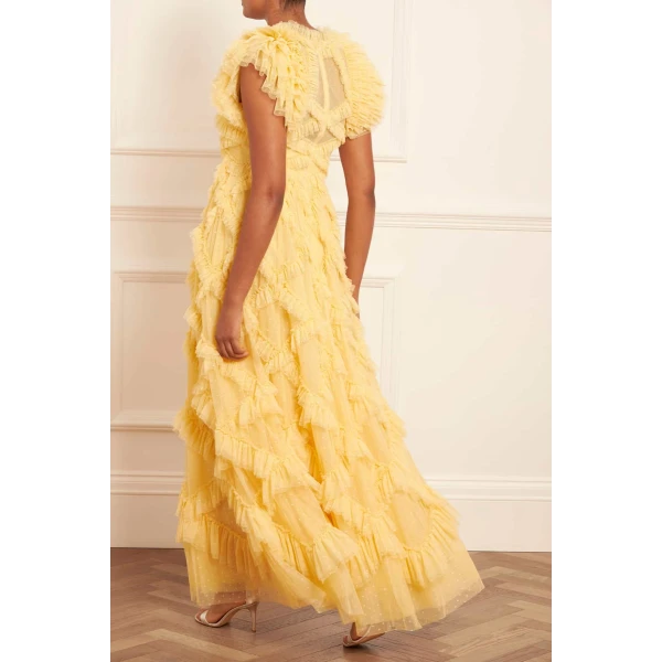 Needle and thread Genevieve Ruffle yellow Gown