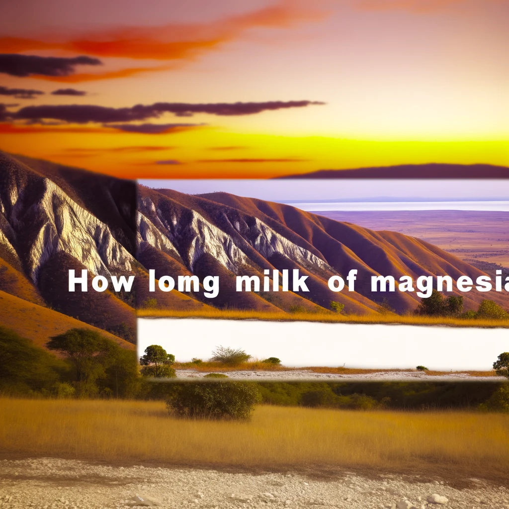 how long does milk of magnesia take to wear off