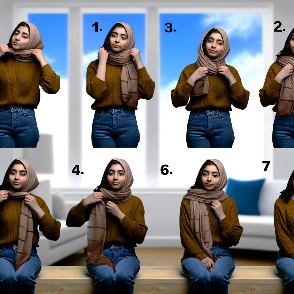 how to wear a scarf