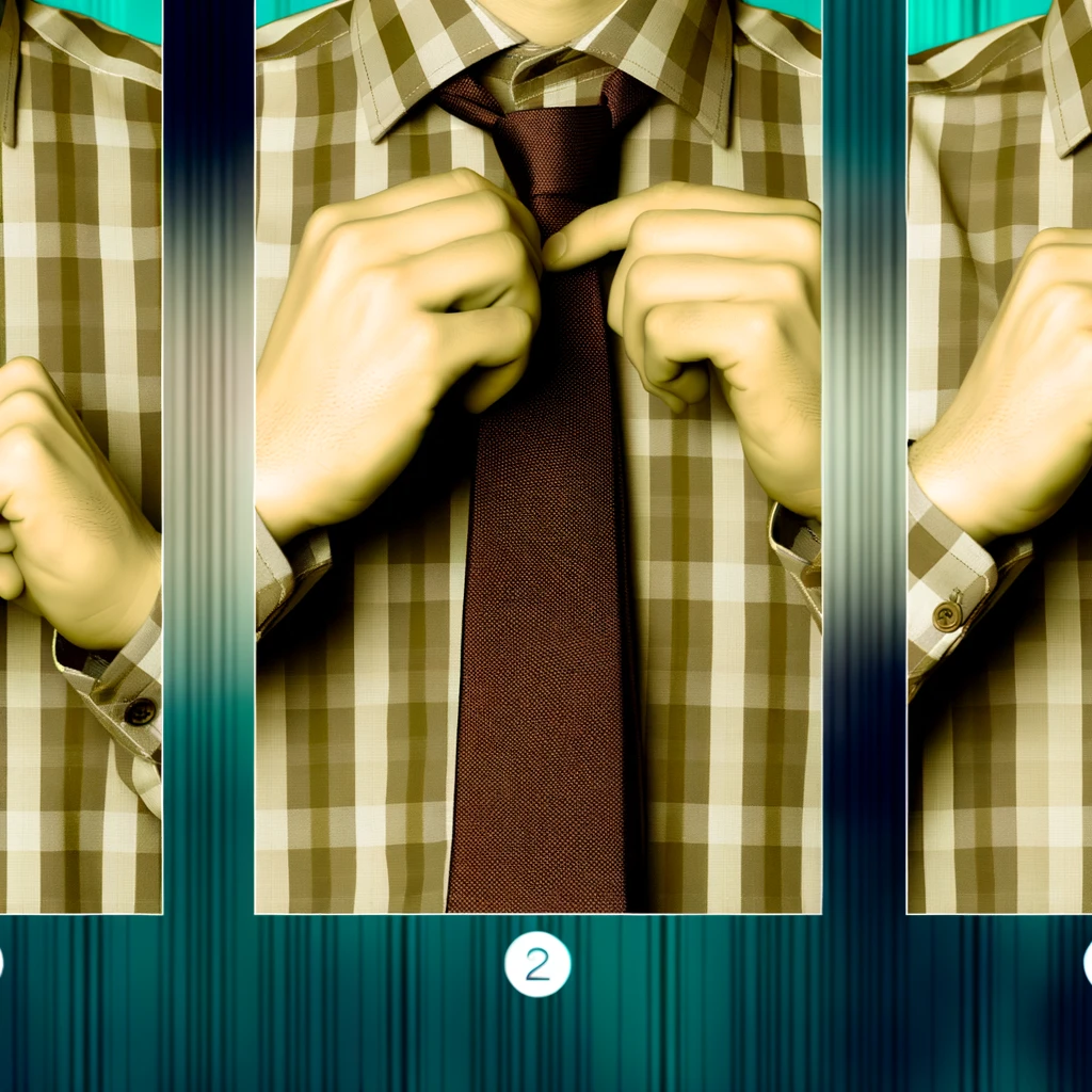 how to wear a tie